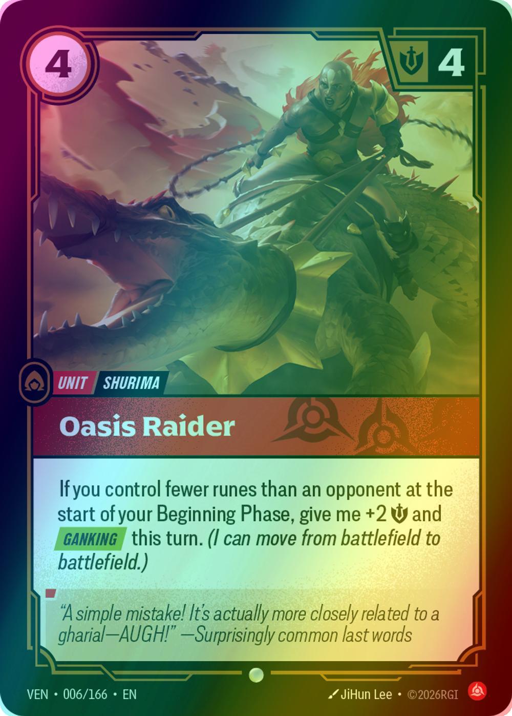 Oasis Raider - 006/166 [Vendetta] [Foil]