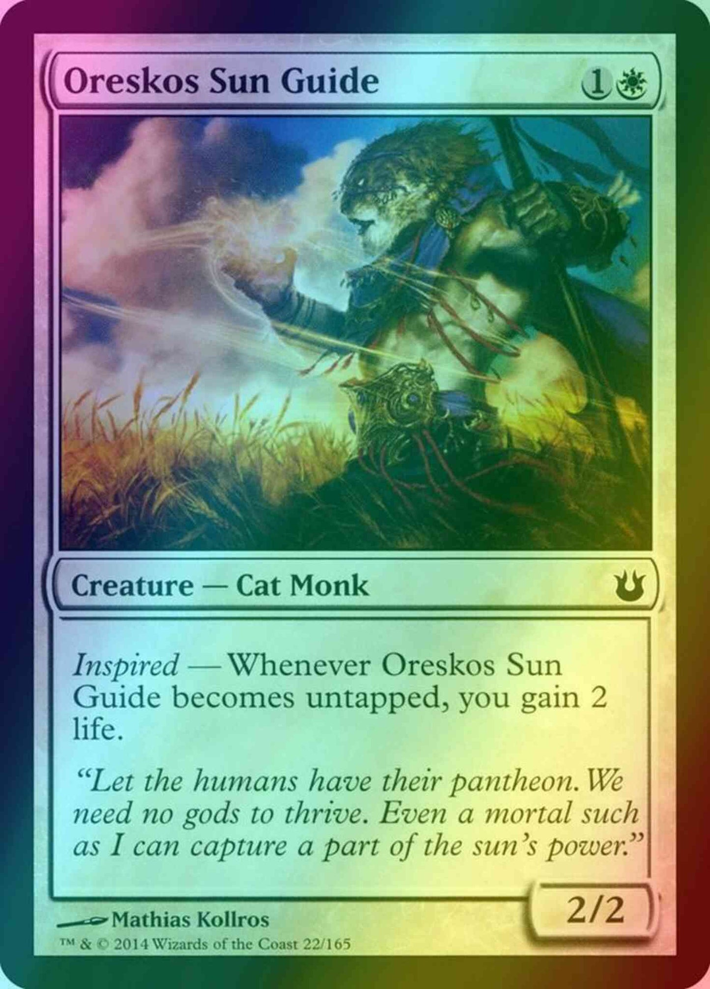 Oreskos Sun Guide [22] [Born of the Gods] [Foil]