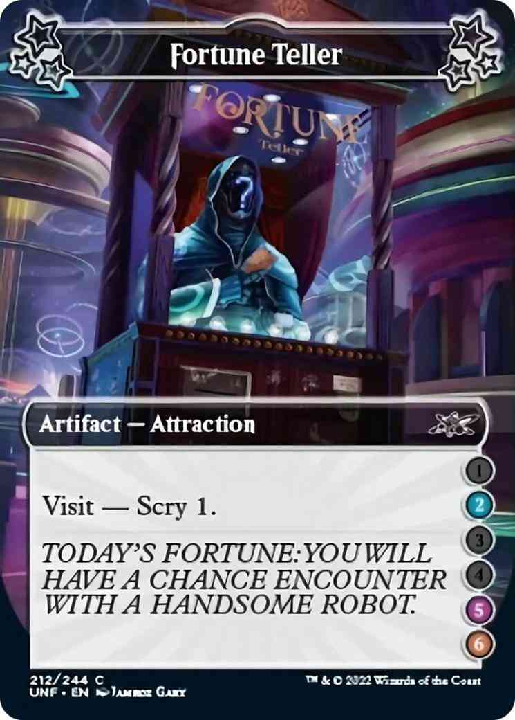 Fortune Teller (2/5/6) [212c] [Borderless] [Unfinity] [Non-Foil]