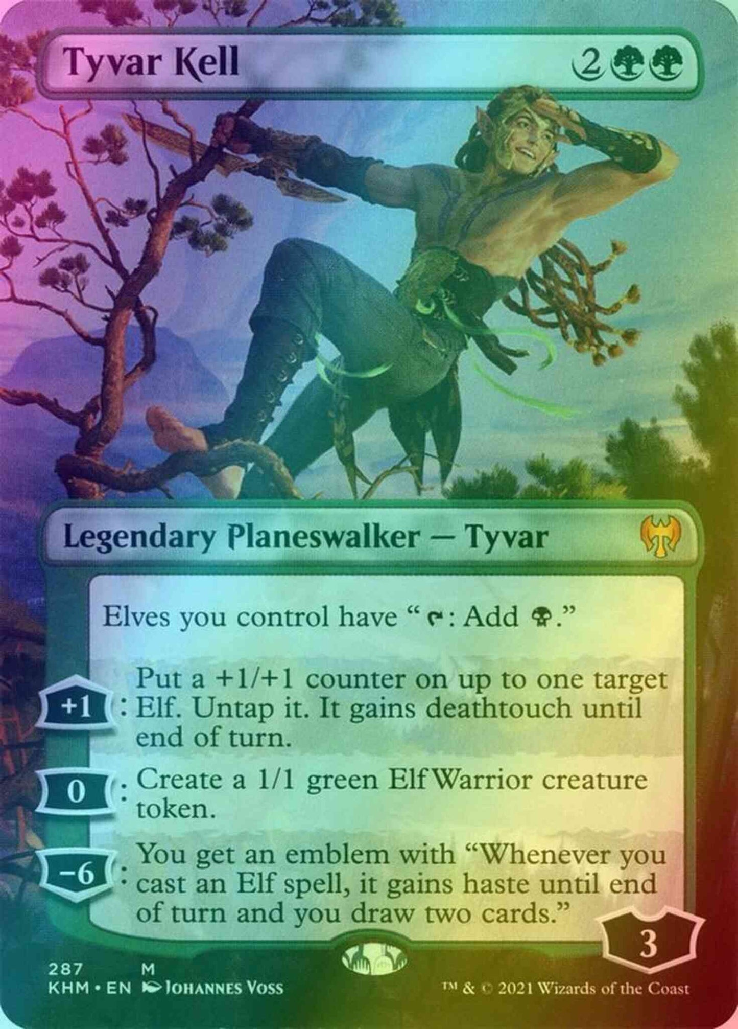 Tyvar Kell [287] [Borderless] [Kaldheim] [Foil]