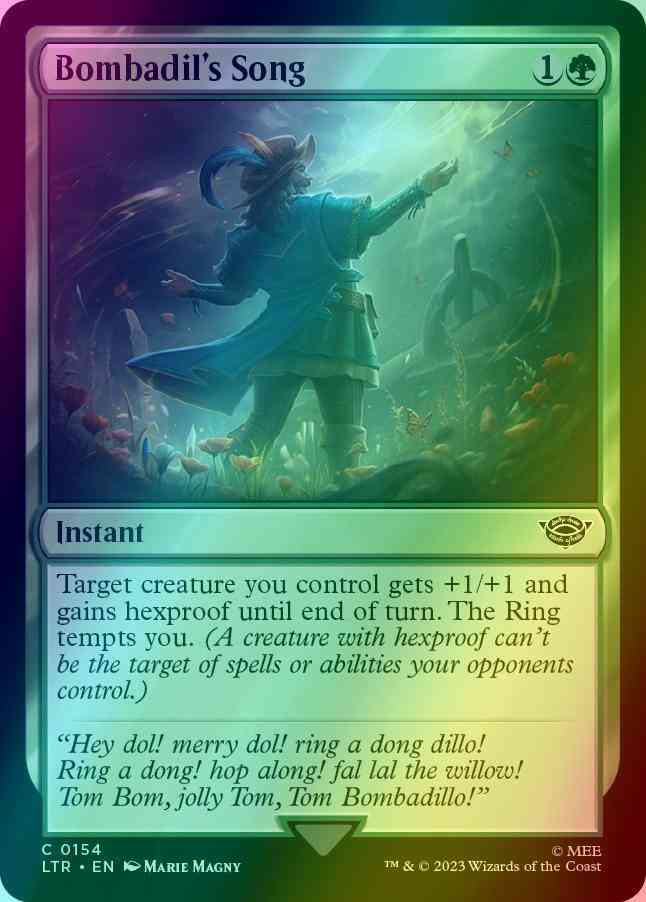 Bombadil's Song [154] [The Lord of the Rings: Tales of Middle-earth] [Foil]