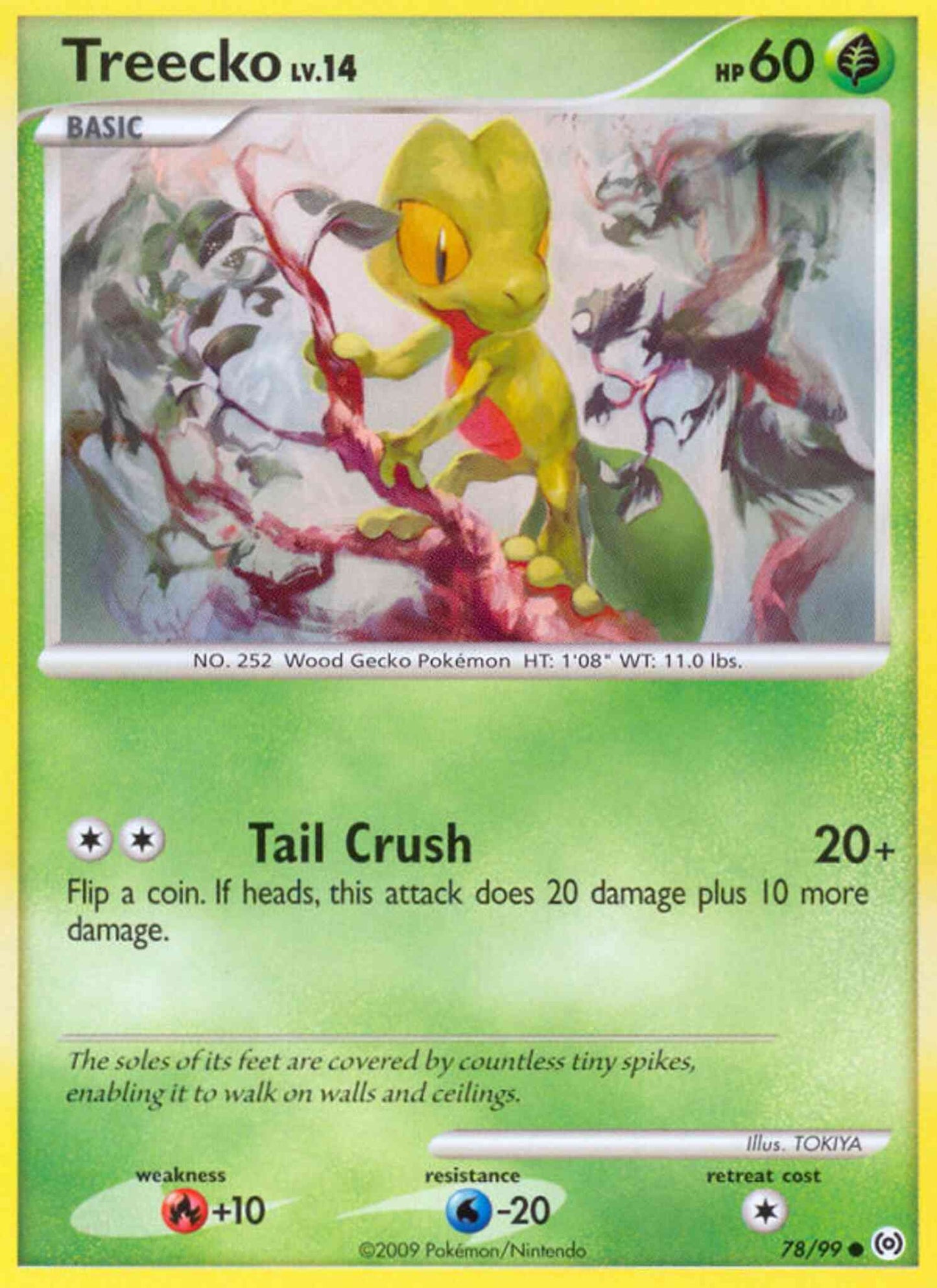 Treecko - 78/99 - Common [pl4-78] [Reverse Holo]