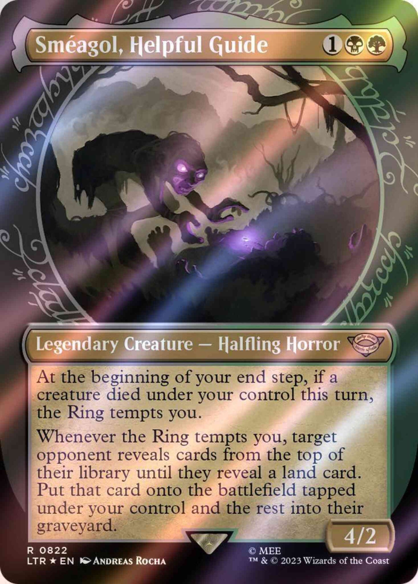 Sméagol, Helpful Guide [822] [Ring Showcase] [The Lord of the Rings: Tales of Middle-earth] [Surge Foil]