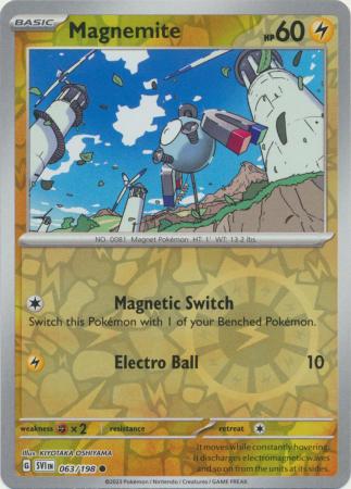 Magnemite - 063/198 - Common [sv01-063] [Reverse Holo]