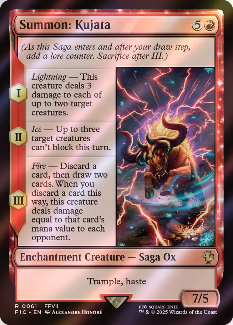 Summon: Kujata [61] [FINAL FANTASY: Commander] [Surge Foil]