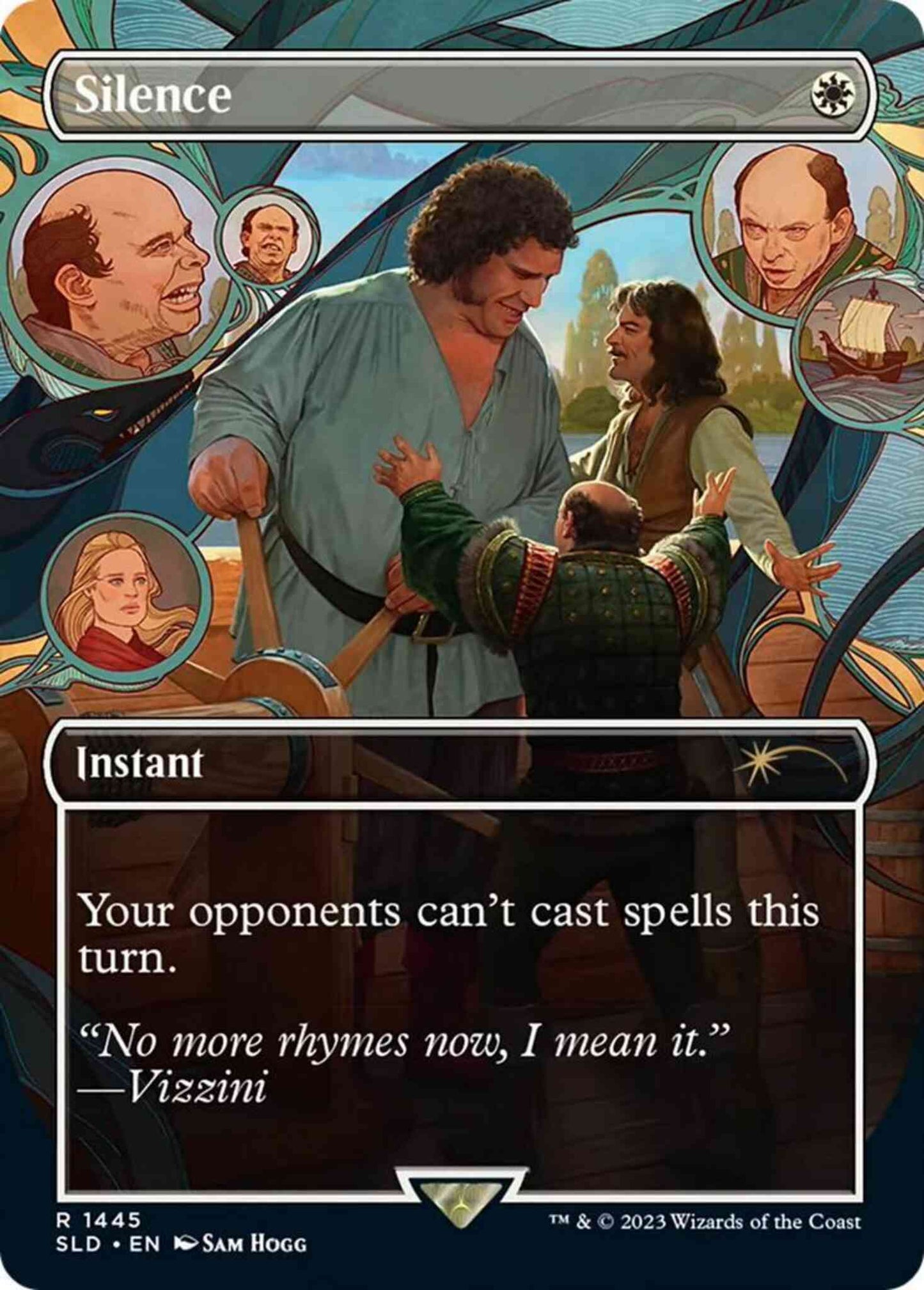 Silence [1445] [Borderless] [The Princess Bride] [Secret Lair Drop] [Non-Foil]