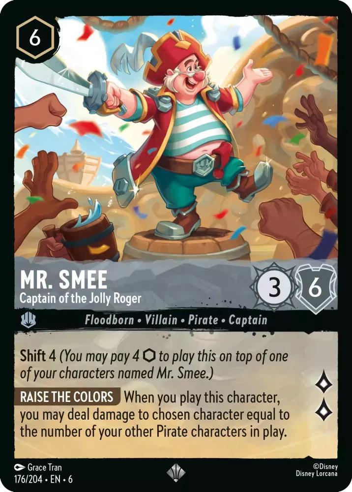 Mr. Smee - Captain of the Jolly Roger - 176/204 [Azurite Sea] [Non-Foil]