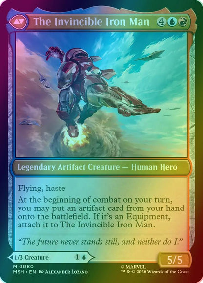 Tony Stark // The Invincible Iron Man [80] [Marvel Super Heroes] [Foil]