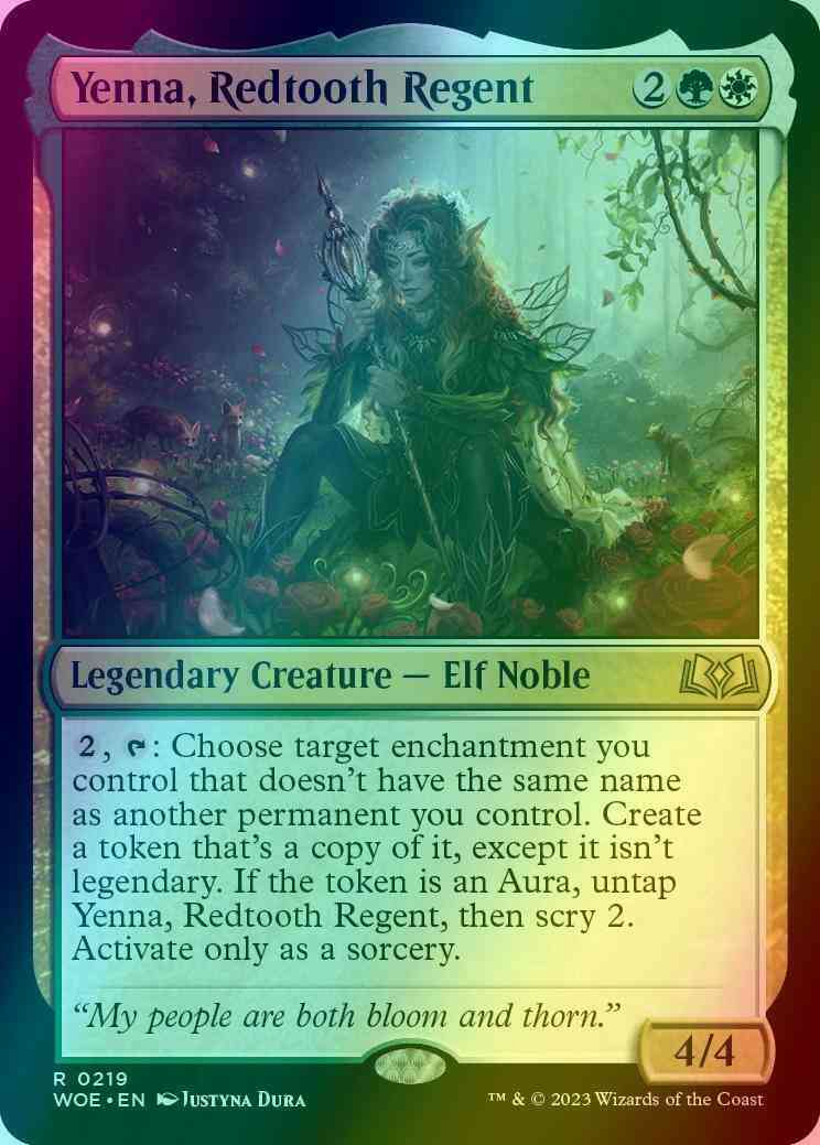 Yenna, Redtooth Regent [219] [Wilds of Eldraine] [Foil]