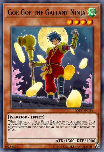 Goe Goe the Gallant Ninja - FOTB-EN024 - Rare - 1st Edition