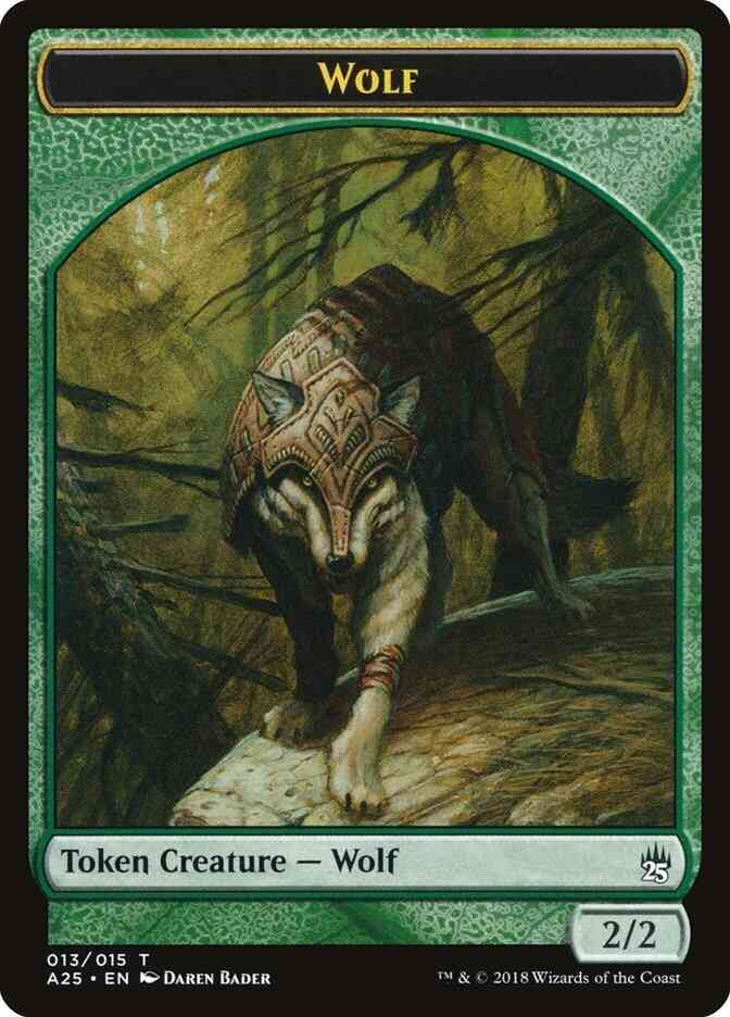 Wolf Token [13] [Masters 25 Tokens] [Non-Foil]
