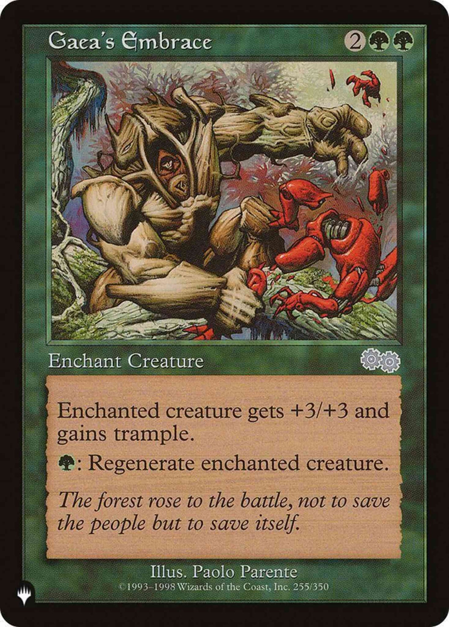 Gaea's Embrace [USG-255] [The List] [Non-Foil]