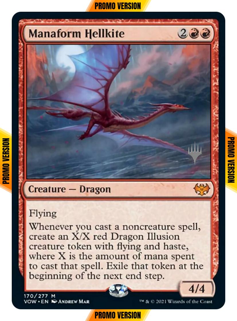 Manaform Hellkite [Promo Pack] [170p] [Innistrad: Crimson Vow Promos] [Non-Foil]