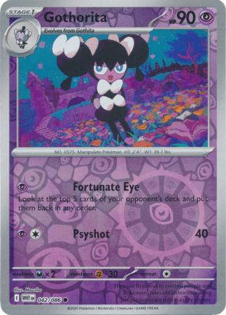 Gothorita - 042/086 - Common [sv105w-042] [Reverse Holo]