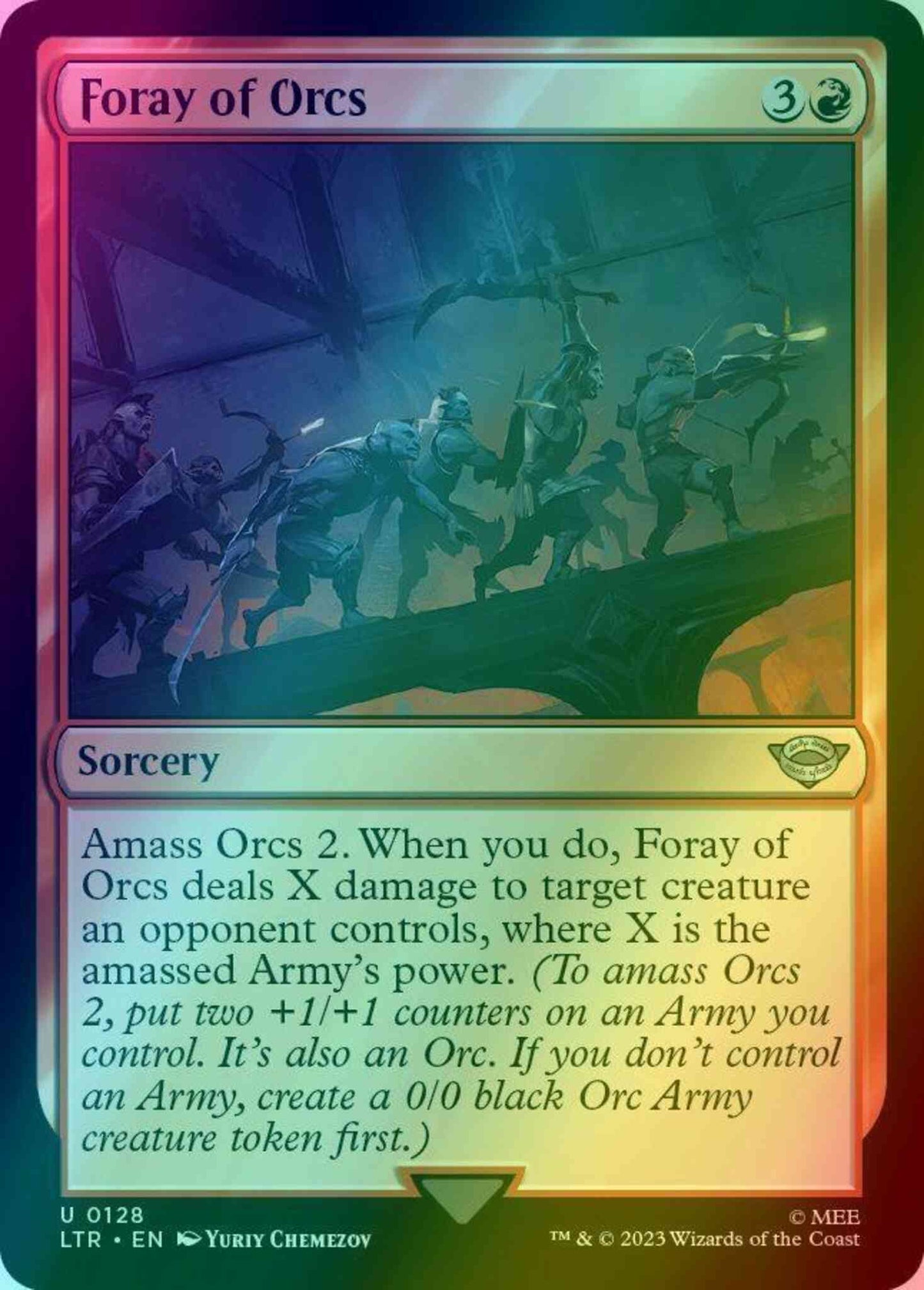 Foray of Orcs [128] [The Lord of the Rings: Tales of Middle-earth] [Foil]