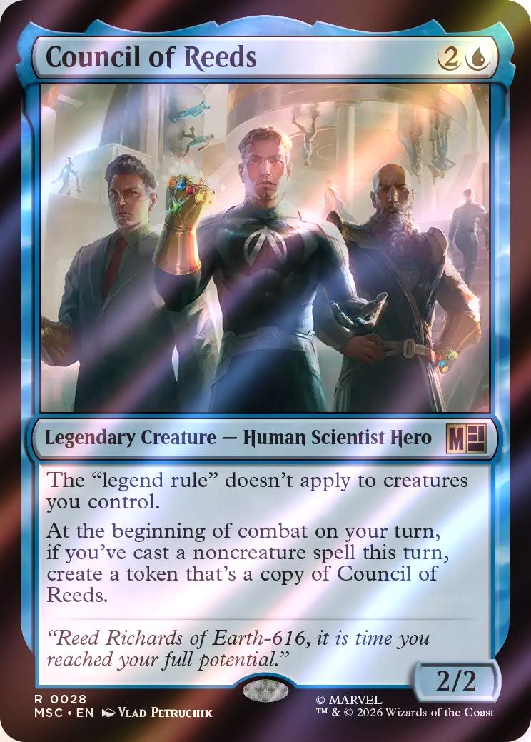 Council of Reeds [28] [Marvel Super Heroes: Commander] [Surge Foil]