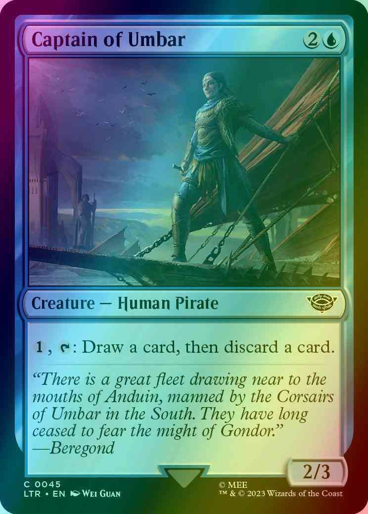 Captain of Umbar [45] [The Lord of the Rings: Tales of Middle-earth] [Foil]