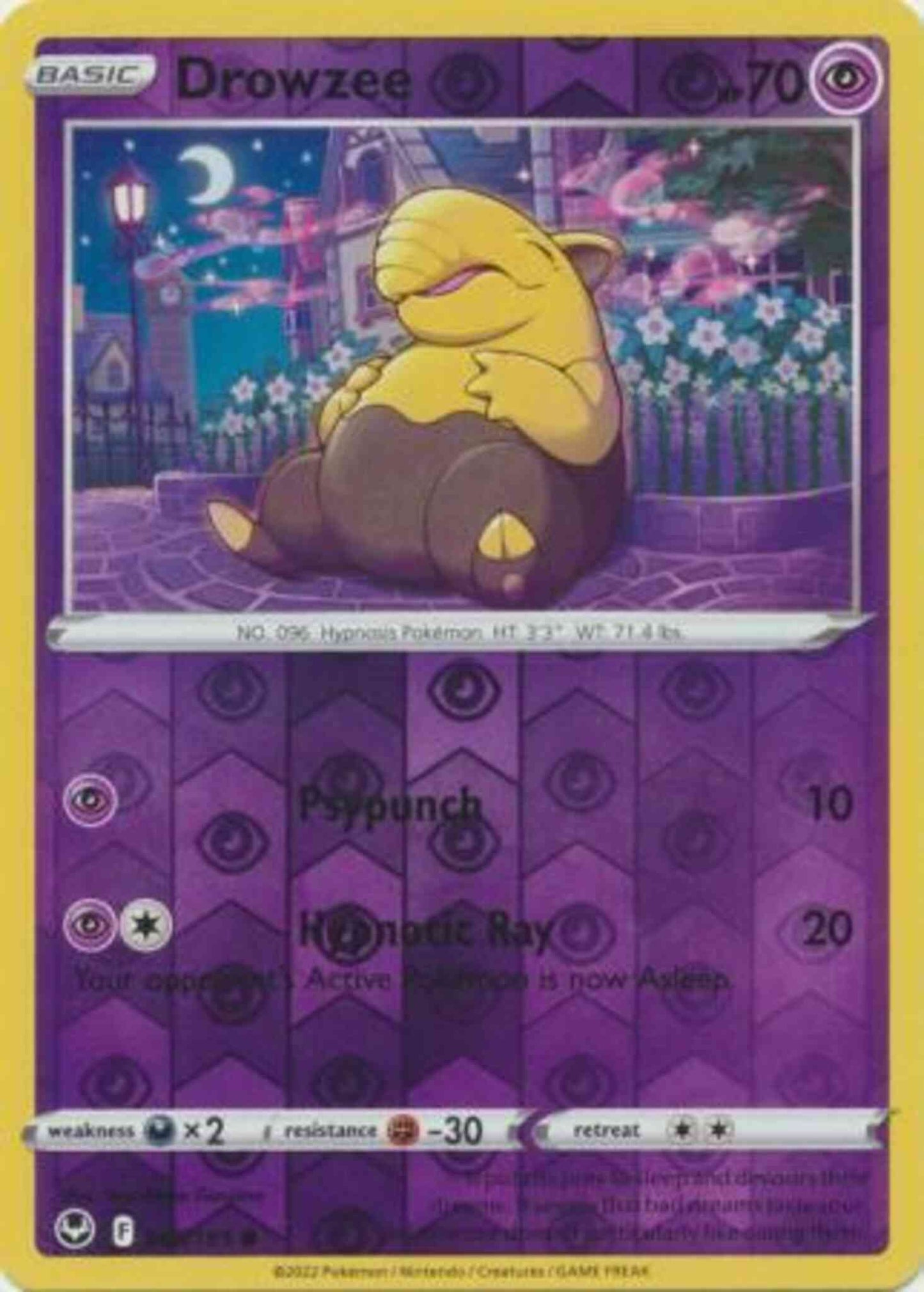 Drowzee - 060/195 - Common [swsh12-060] [Reverse Holo]