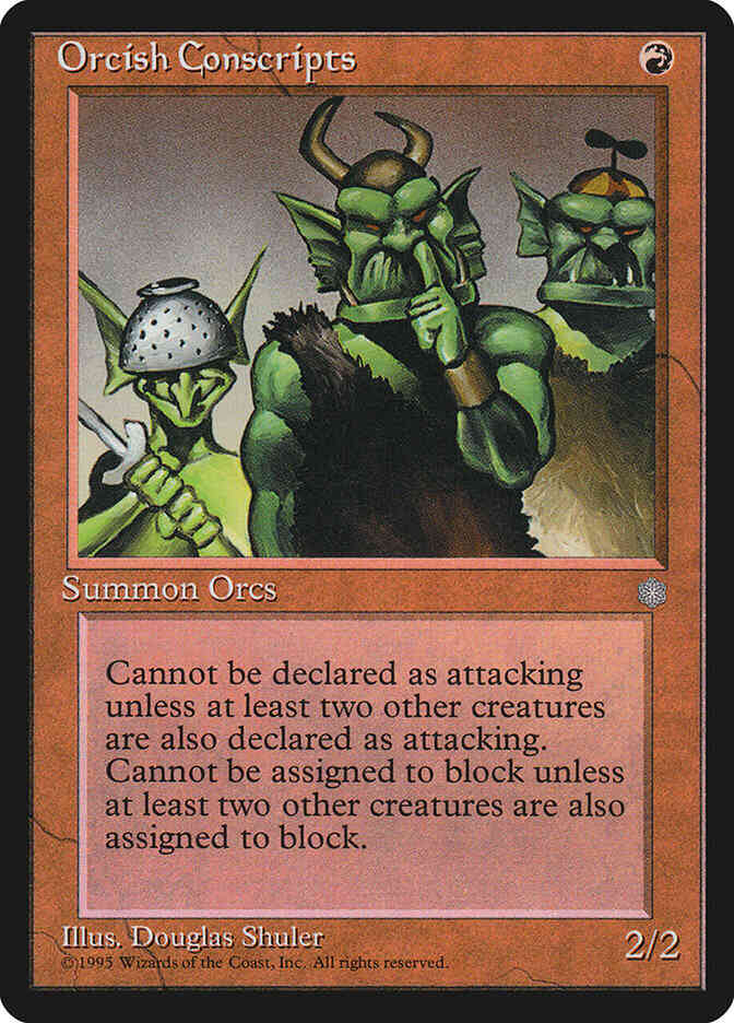 Orcish Conscripts [206] [Ice Age] [Non-Foil]