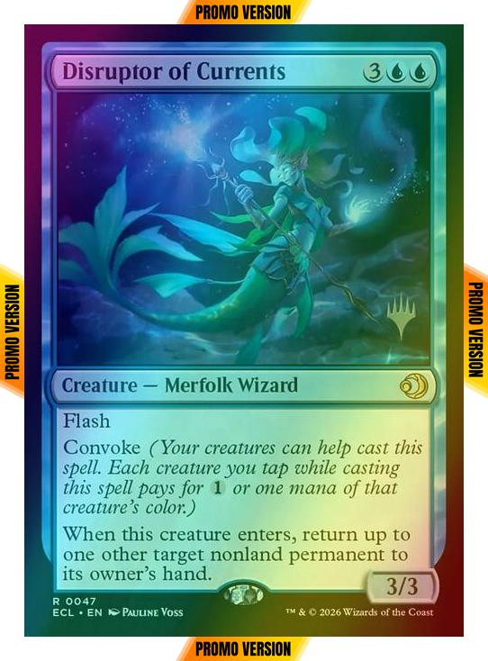 Disruptor of Currents [47p] [Promo Pack] [Lorwyn Eclipsed: Promos] [Foil]