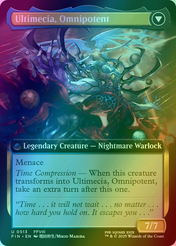 mtg final fantasy ultimecia 401 Games Canada - Ultimecia, Time Sorceress // Ultimecia, Omnipotent transform Ultimecia Ultimecia, Time Sorceress // Ultimecia,