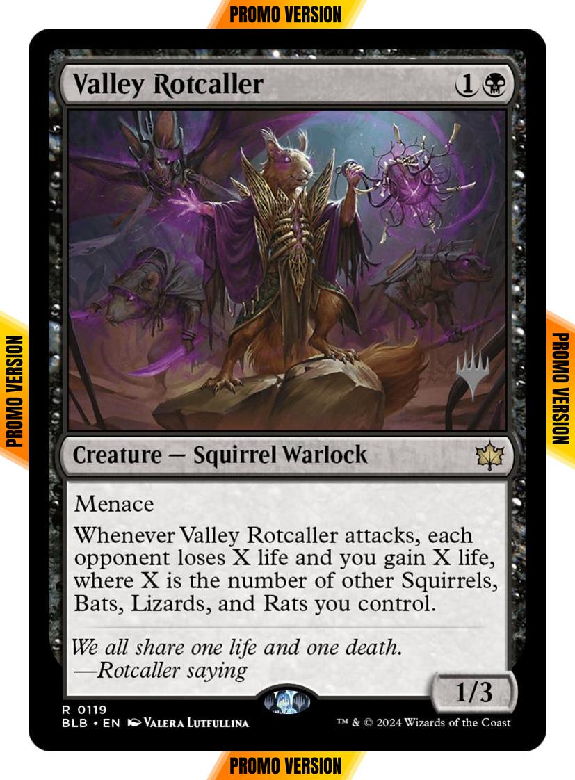 Valley Rotcaller [119p] [Promo Pack] [Bloomburrow: Promos] [Non-Foil]