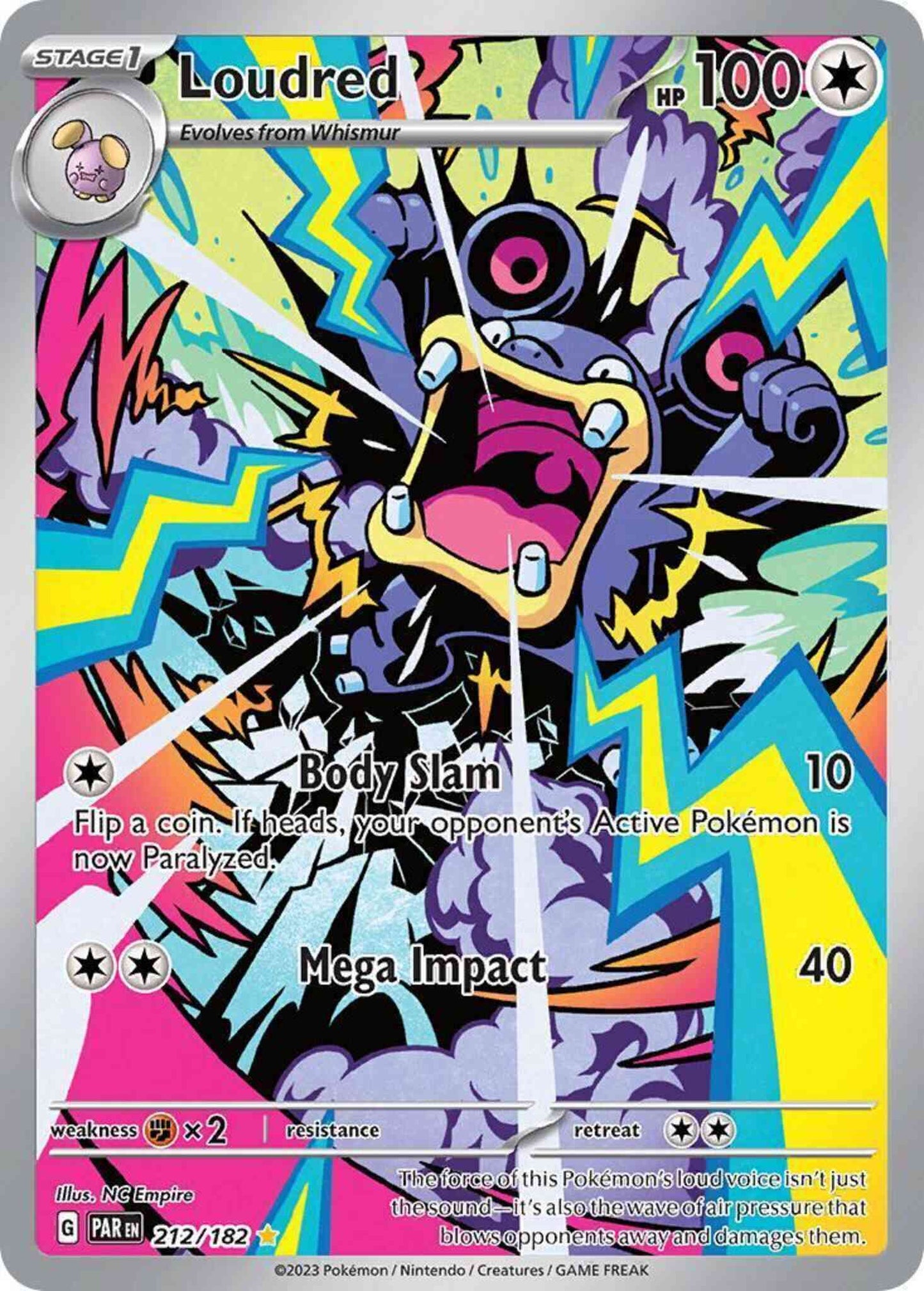 Loudred - 212/182 - Illustration Rare [sv04-212] [Ultra]