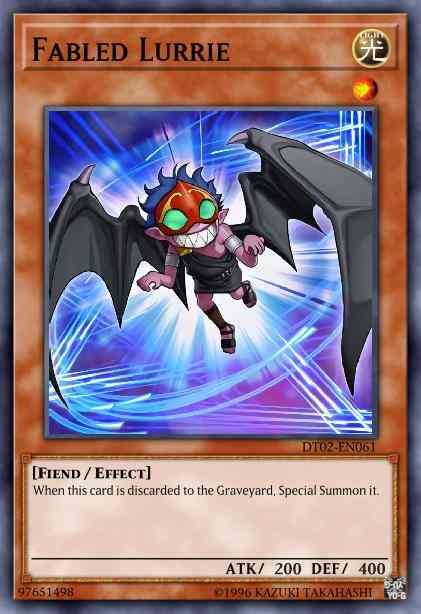 Fabled Lurrie - HA02-EN031 - Super Rare - 1st Edition