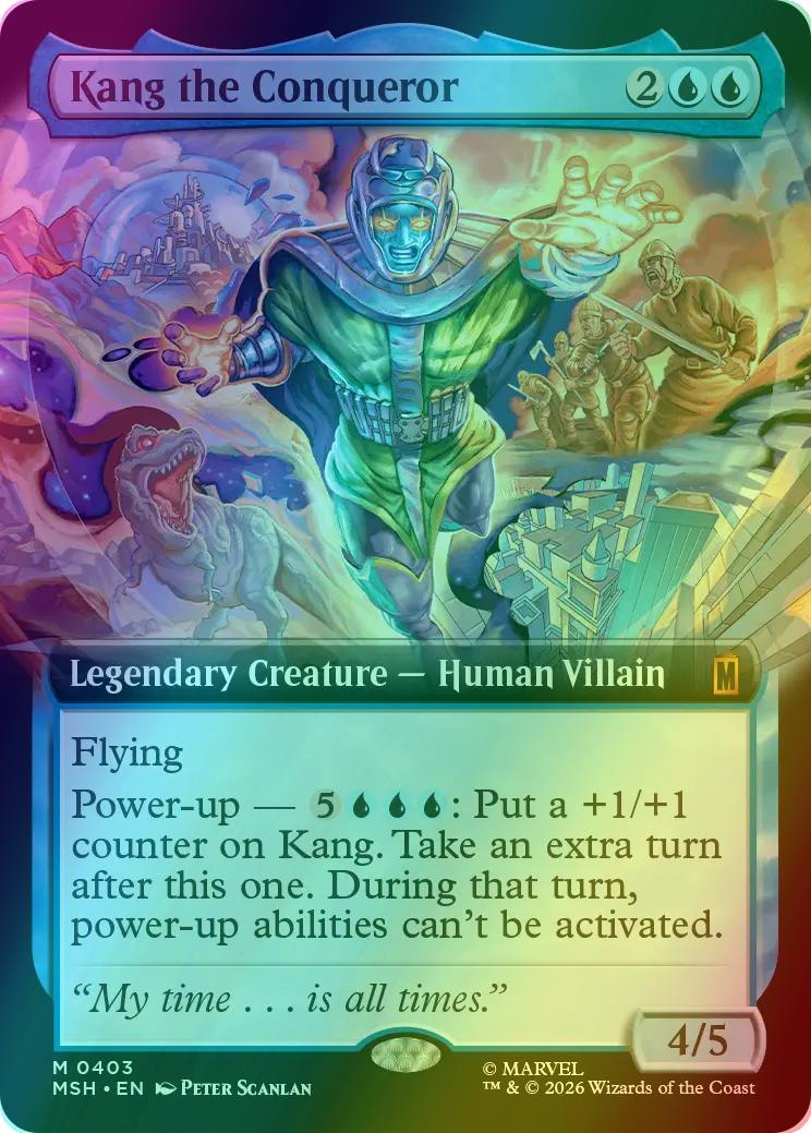 Kang the Conqueror [403] [Extended Art] [Marvel Super Heroes] [Foil]