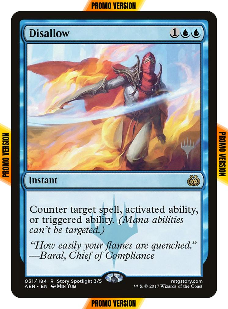 Disallow [31p] [Promo Pack] [Aether Revolt Promos] [Non-Foil]