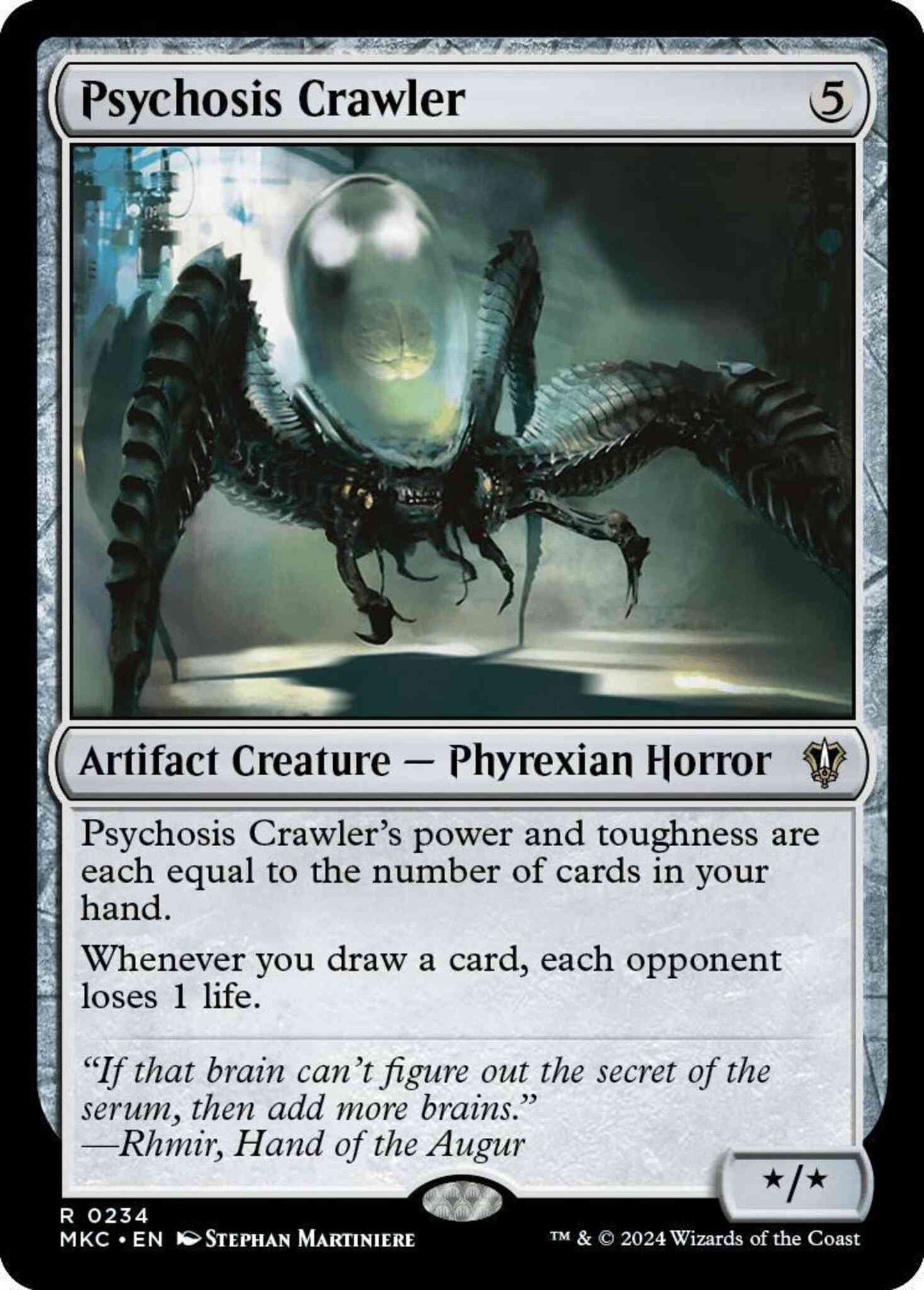 Psychosis Crawler [234] [Murders at Karlov Manor: Commander] [Non-Foil]
