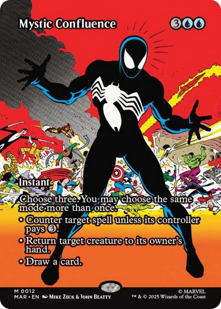 Mystic Confluence [12] [Borderless] [Source Material] [Marvel Universe] [Non-Foil]