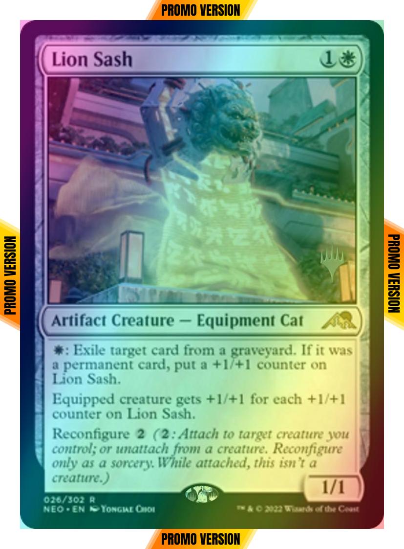 Lion Sash [Promo Pack] [26p] [Kamigawa: Neon Dynasty: Promos] [Foil]
