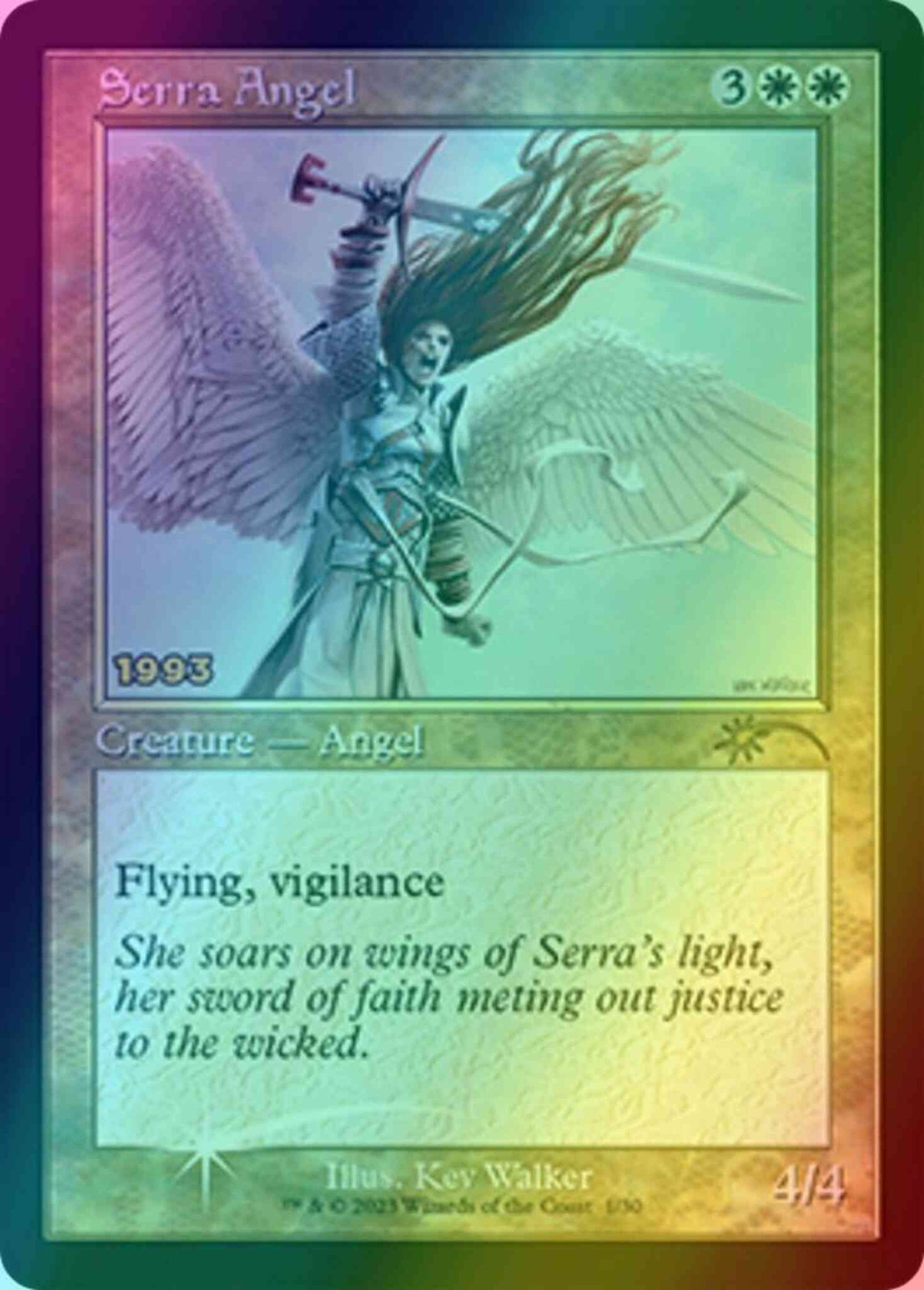 Serra Angel [1] [Retro Frame] [30th Anniversary Promos] [Foil]