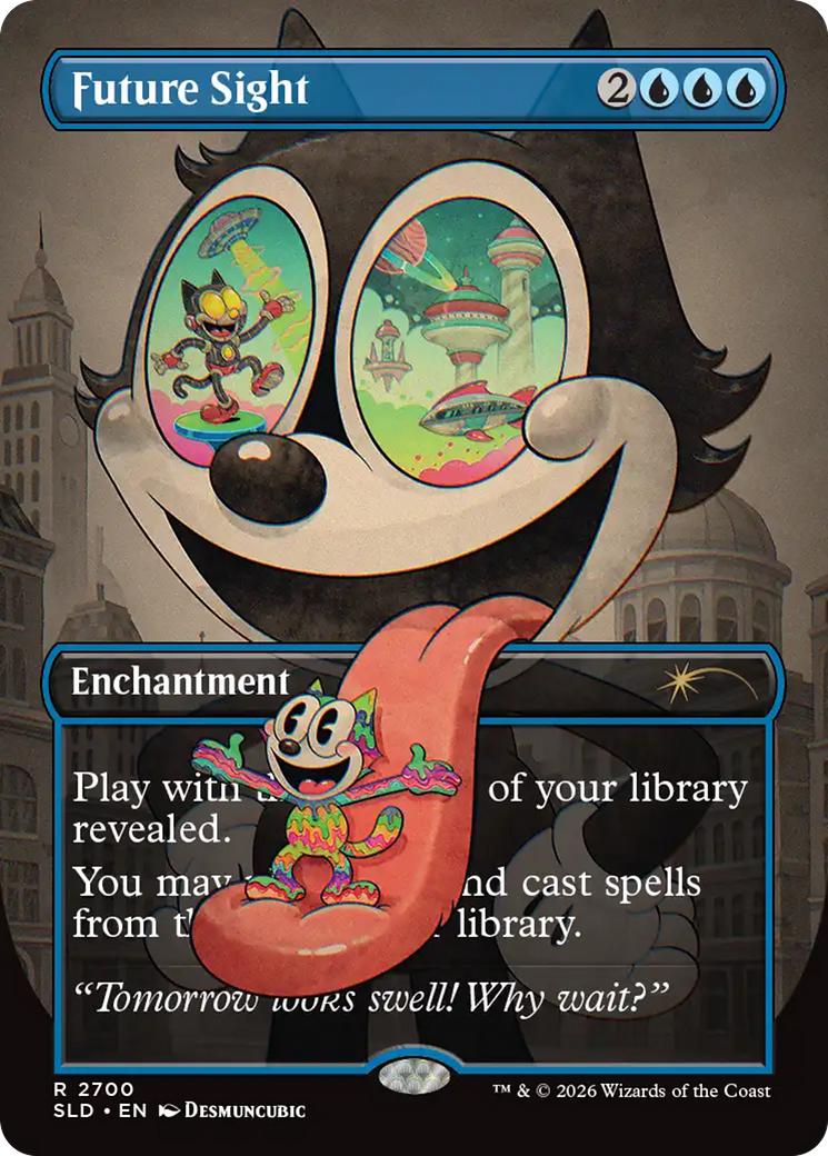Future Sight [2700] [Borderless] [Felix the Cat] [Secret Lair Drop] [Non-Foil]