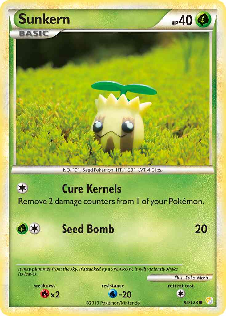 Sunkern - 85/123 - Common [hgss1-85] [Reverse Holo]