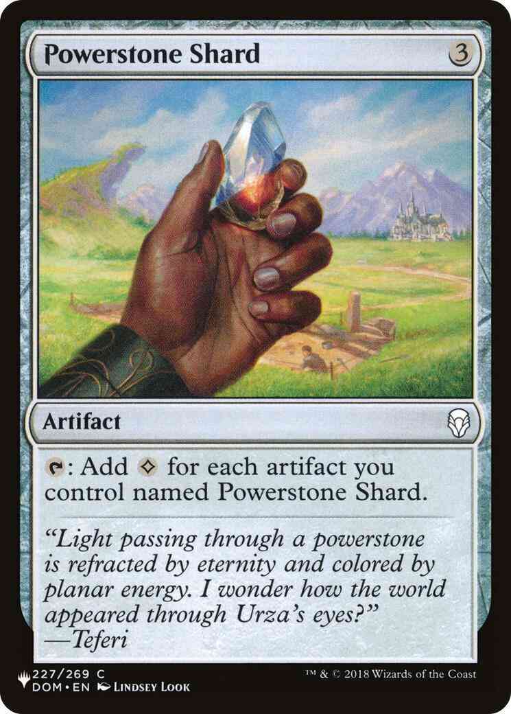 Powerstone Shard [DOM-227] [The List] [Non-Foil]