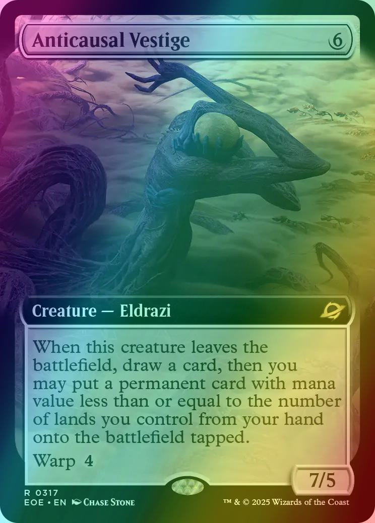Anticausal Vestige [317] [Extended Art] [Edge of Eternities] [Foil]