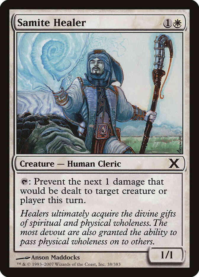 Samite Healer [38] [Tenth Edition] [Non-Foil]