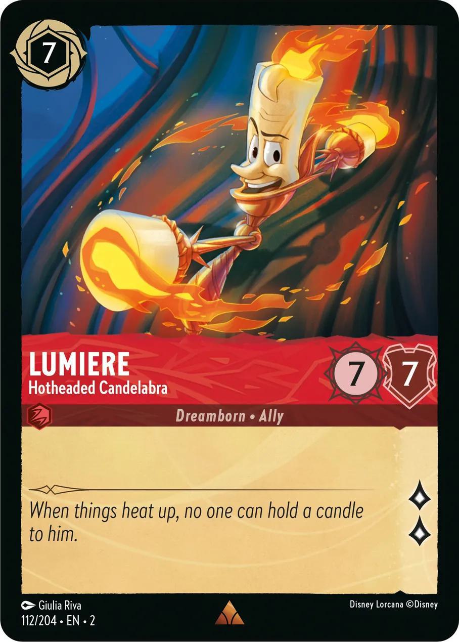Lumiere - Hotheaded Candelabra - 112/204 [Rise Of The Floodborn] [Non-Foil]