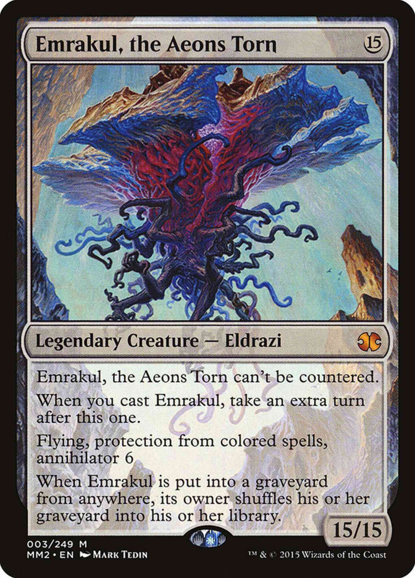 Emrakul, the Aeons Torn [3] [Modern Masters 2015] [Non-Foil]
