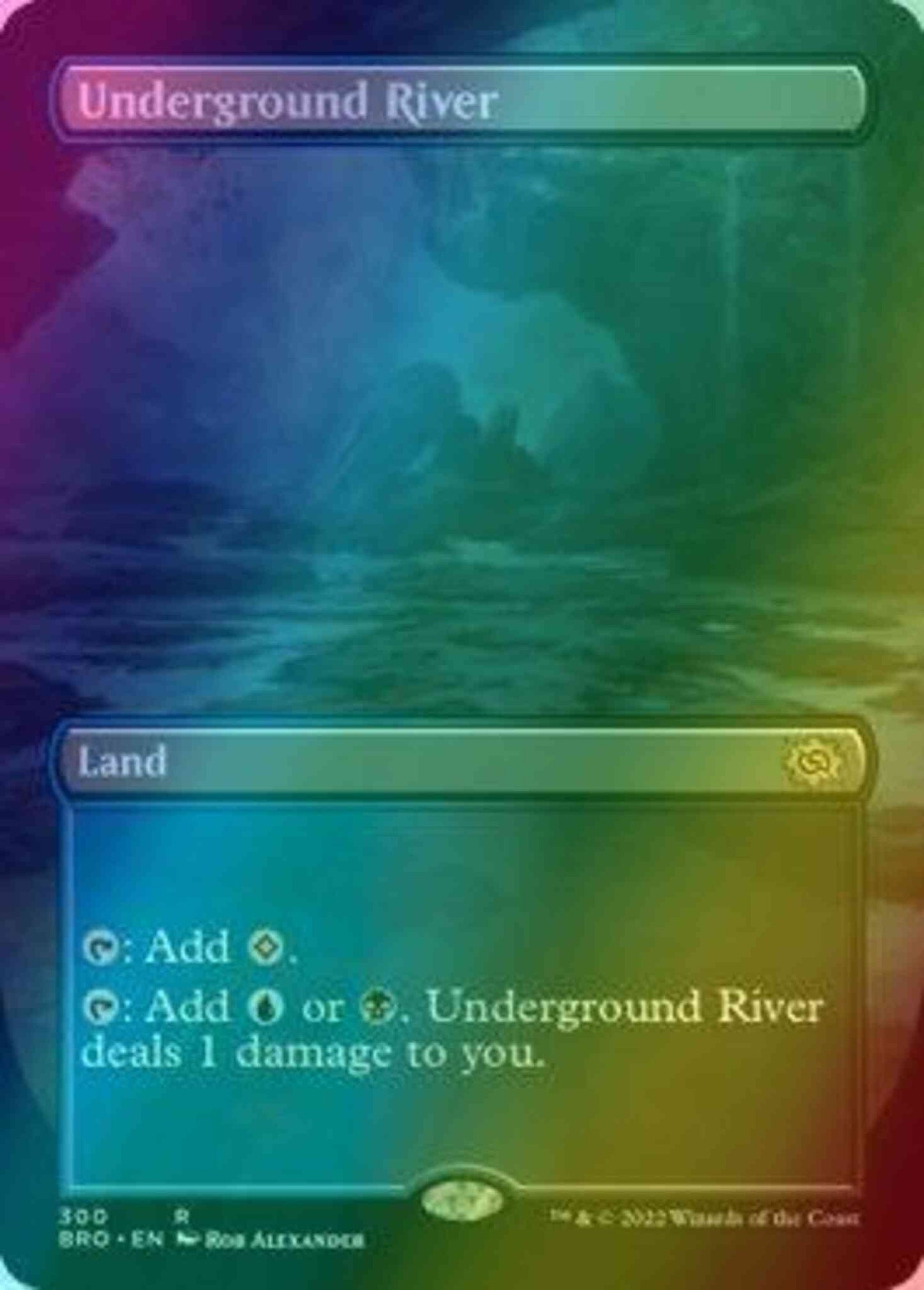 Underground River [300] [Borderless] [The Brothers' War] [Foil]