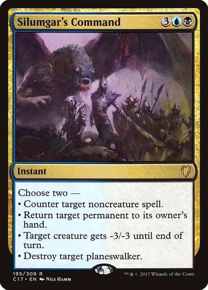Silumgar's Command [195] [Commander 2017] [Non-Foil]