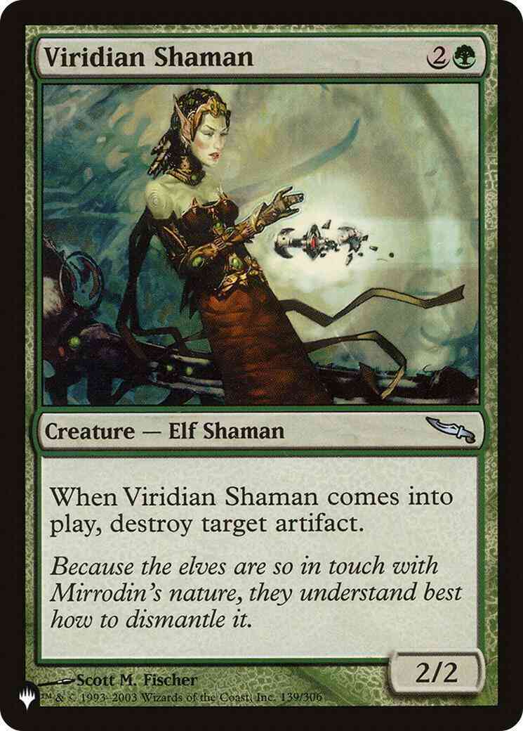 Viridian Shaman [MRD-139] [The List] [Non-Foil]