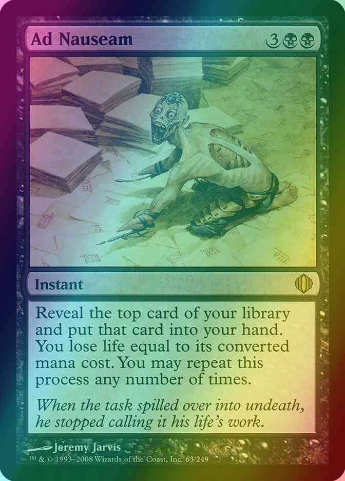 Ad Nauseam [63] [Shards Of Alara] [Foil]