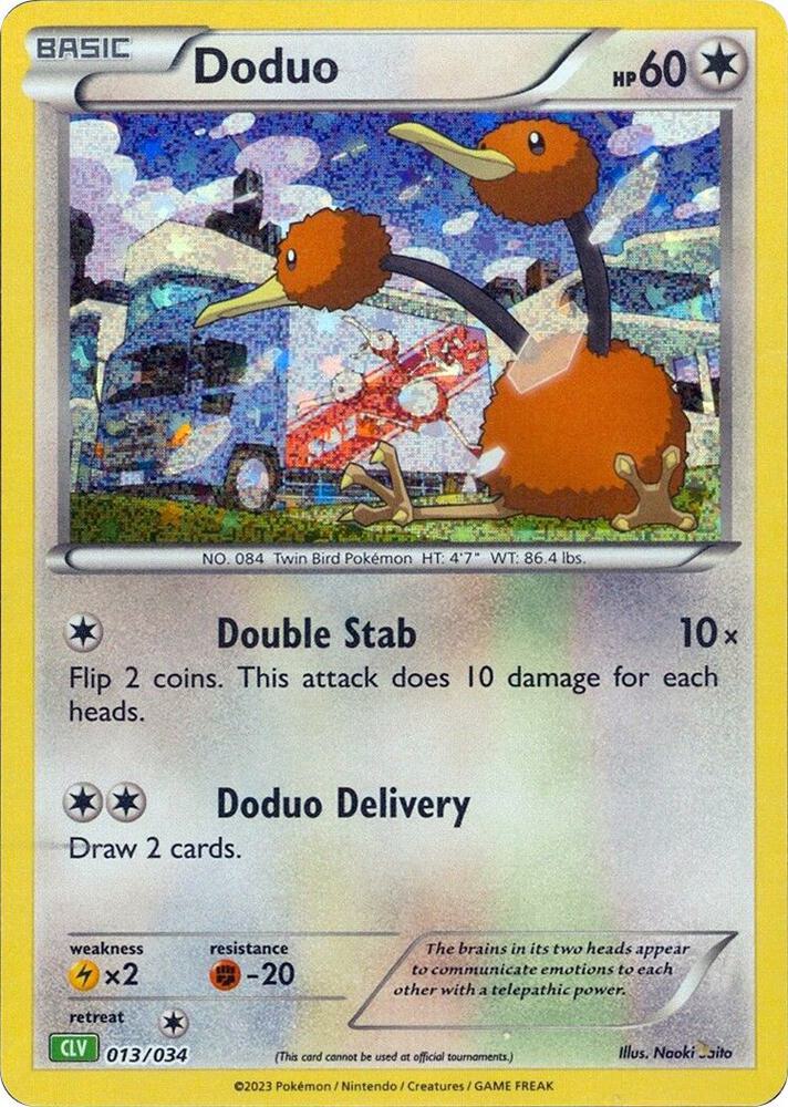 Doduo - 013/034 - Promo - CLV [tcgc-CLV013] [Holo]