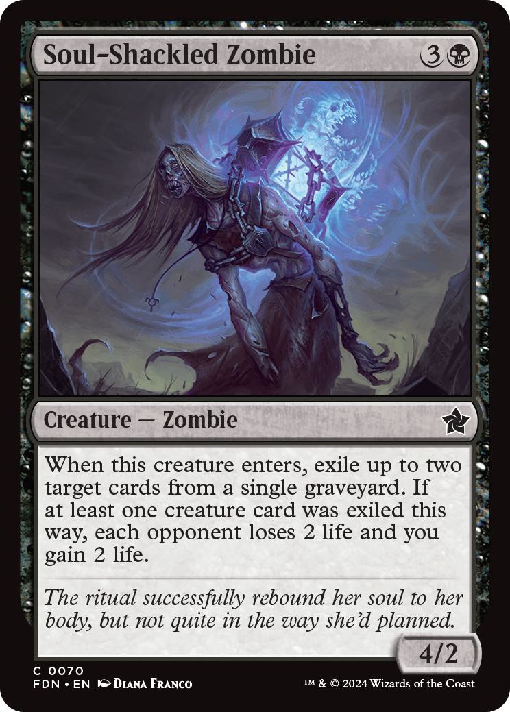 Soul-Shackled Zombie [70] [Foundations] [Non-Foil]