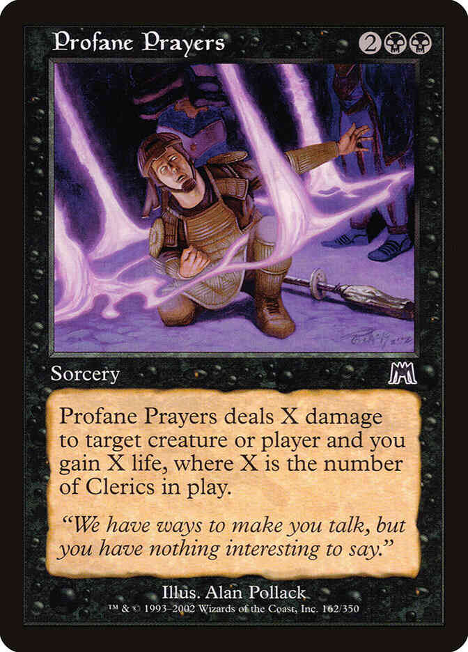 Profane Prayers [162] [Onslaught] [Non-Foil]