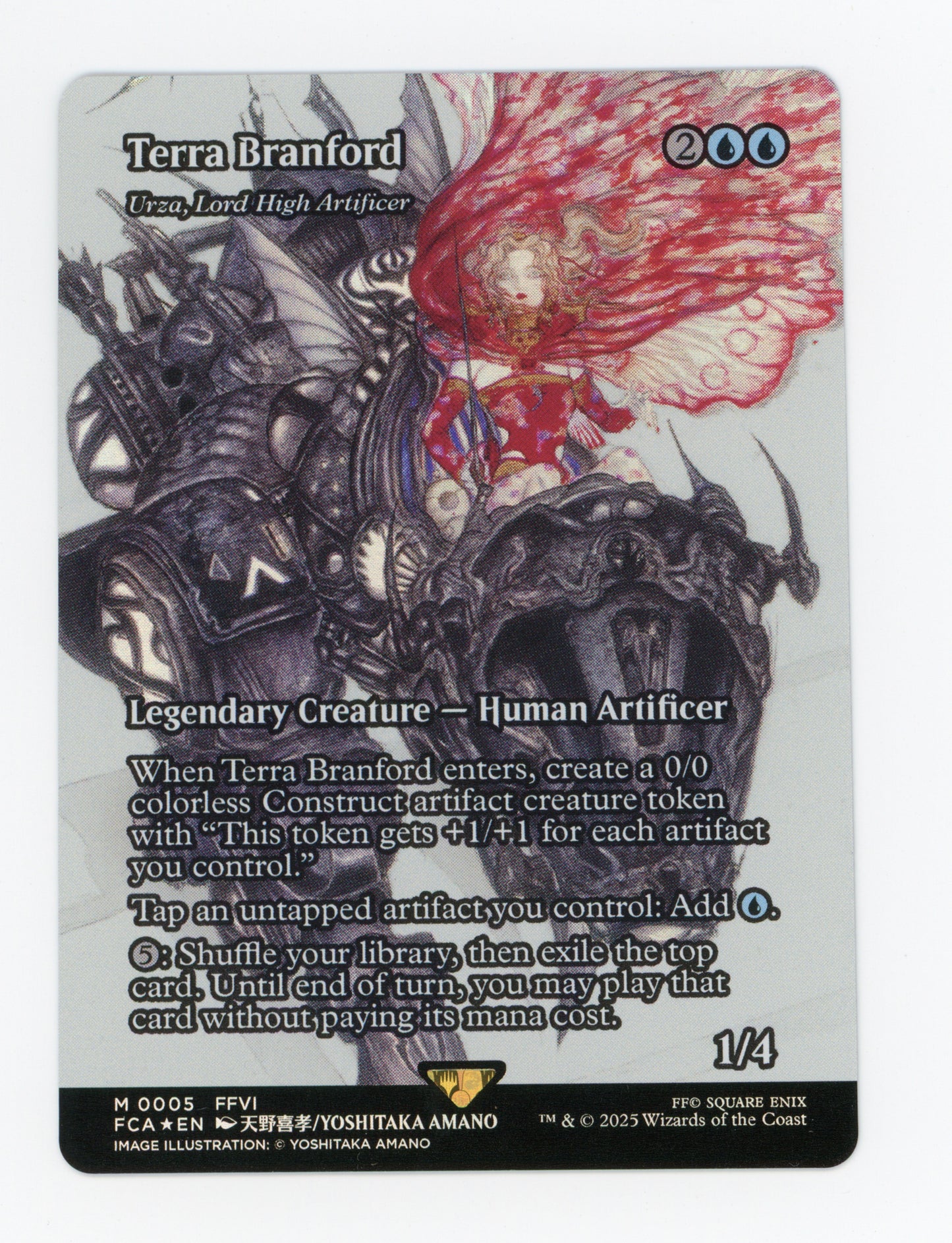 Terra Branford - Urza, Lord High Artificer — Borderless|Foil — ID 18422