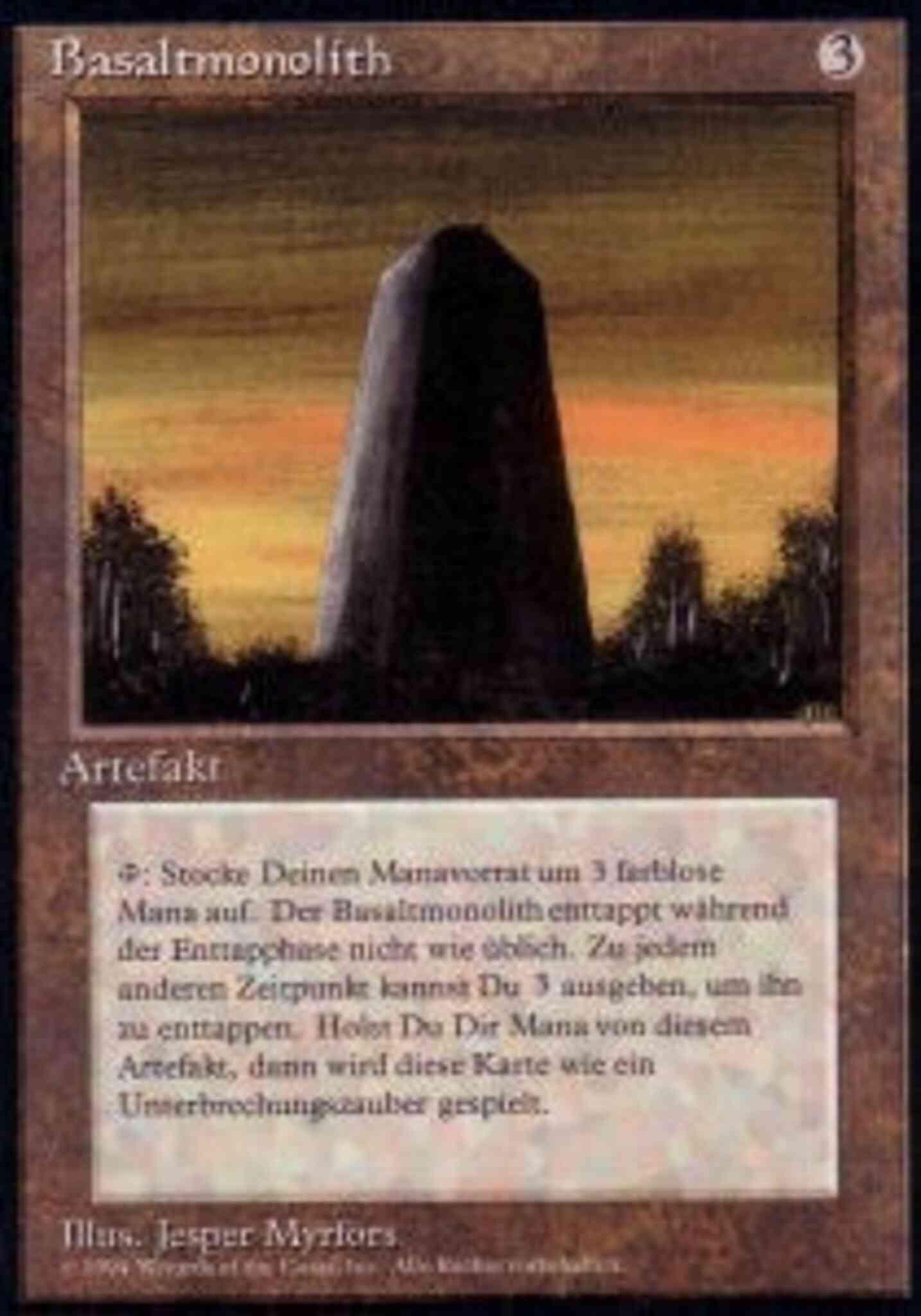 Basalt Monolith - German [235] [Foreign Black Border: German] [Non-Foil]